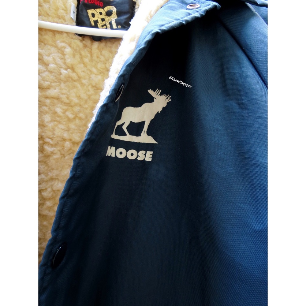 Vintage cozy sherpa lined oversized insulated jacket βοΈ - Picture 6 of 8